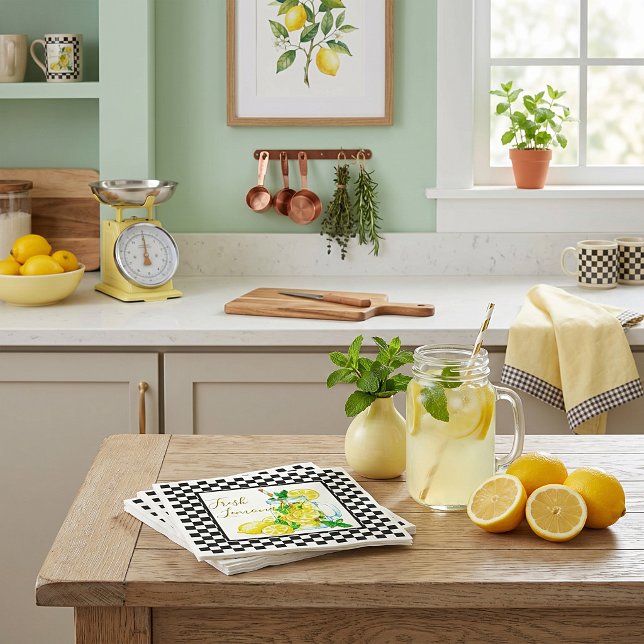 Serviette En Papier Serviettes pour le citron pressé (Créateur téléchargé)