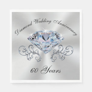 Serviette En Papier Serviettes pour Noces de Diamant en Gros à Rabais