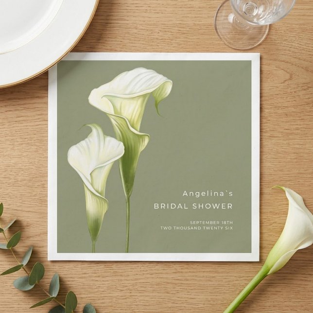 Serviette En Papier Serviettes pour une Baby Shower Moderne. (Créateur téléchargé)