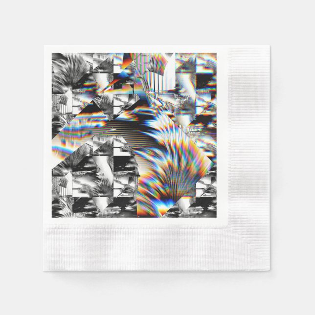 Serviette En Papier Serviettes Rainbow Assault (Devant)
