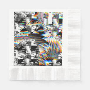 Serviette En Papier Serviettes Rainbow Assault