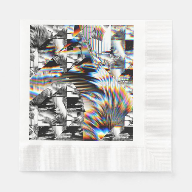 Serviette En Papier Serviettes Rainbow Assault (Devant)