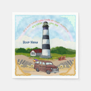 Serviette En Papier serviettes Rainbow Choice Lighthouse