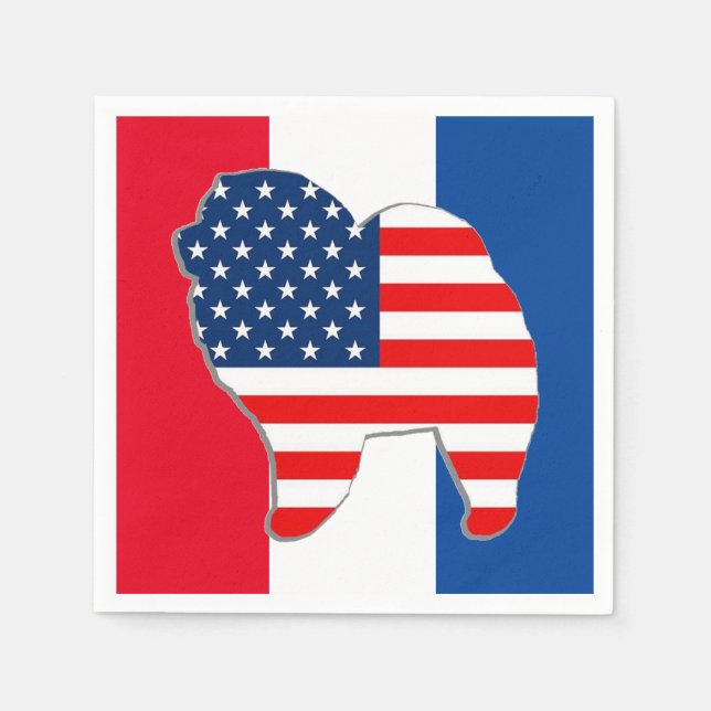 Serviette En Papier serviettes ROUGES BLANCHES ET À COCHER (Devant)