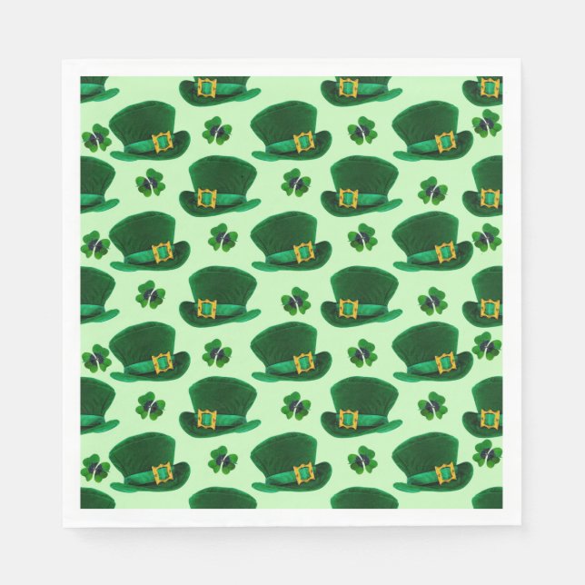 Serviette En Papier Serviettes Saint Patrick (Devant)