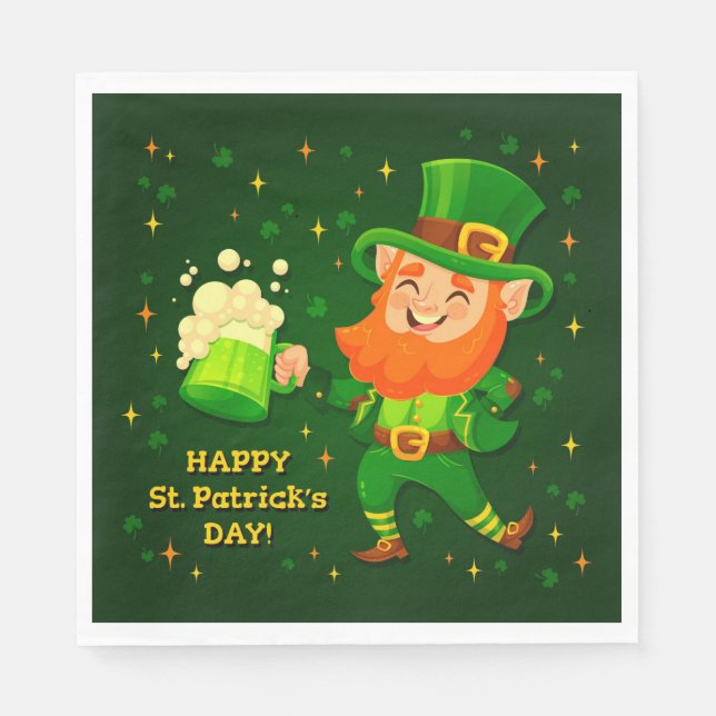 Serviette En Papier Serviettes Saint Patrick (Devant)