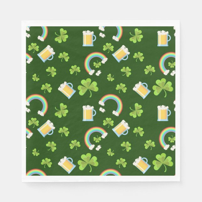 Serviette En Papier Serviettes Saint Patrick (Devant)