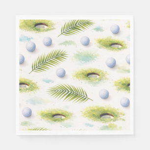 Serviette En Papier Serviettes sur le thème du golf en Floride