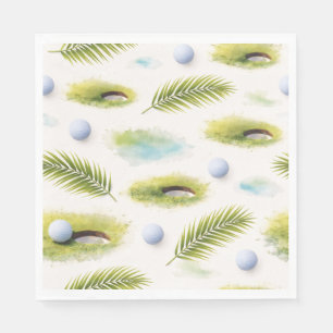 Serviette En Papier Serviettes sur le thème du golf en Floride
