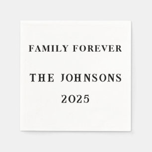 Serviette En Papier Serviettes sur mesure pour toute la famille - Réun
