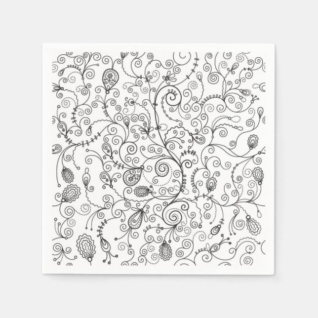 Serviette En Papier Serviettes tendance (Devant)