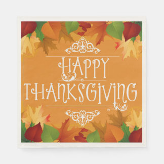 Serviette En Papier Serviettes Thanksgiving