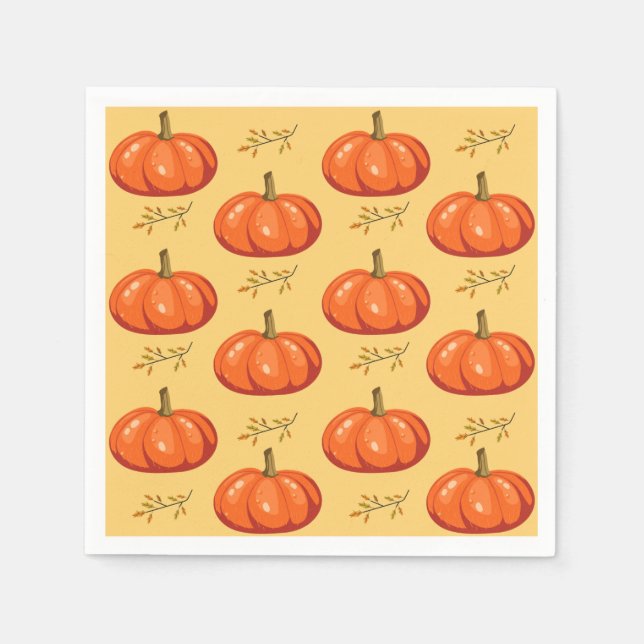 Serviette En Papier Serviettes Thanksgiving (Devant)