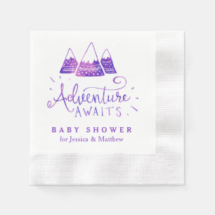 Serviette En Papier Serviettes tribales de baby shower d'aventure de