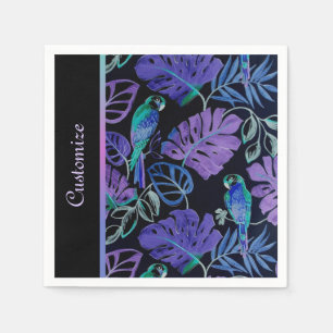 Serviette En Papier Serviettes Tropical Parrot Paradise 2