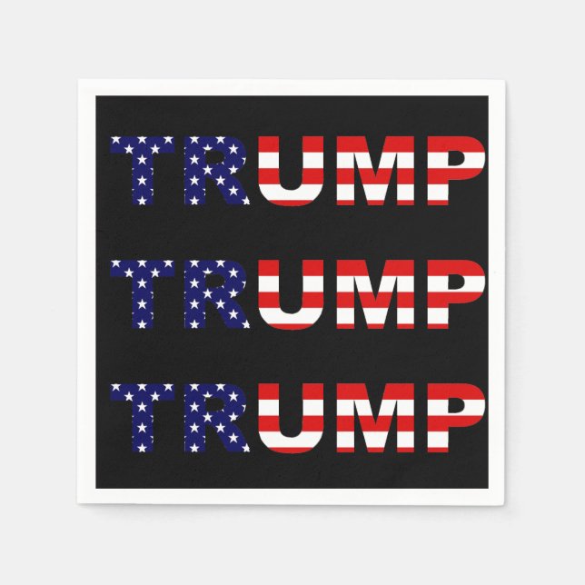 Serviette En Papier serviettes trump (Devant)