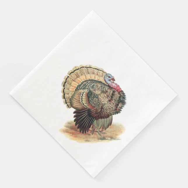 Serviette En Papier Serviettes Turquie Thanksgiving (Coin)