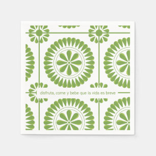 Serviette En Papier servilleta de papel con malade mexico mexicano