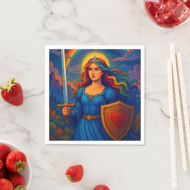 Serviette En Papier Servilletas de la princesa Arcadia (En situation)