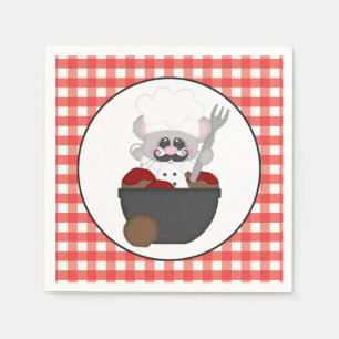 Serviette En Papier Servir boulettes de viande Italien nourriture amus