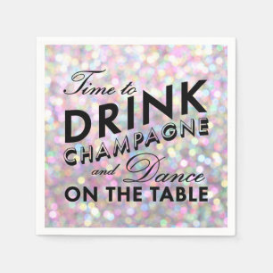 Serviette En Papier Servir et flirter Napkin