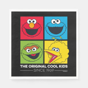 Serviette En Papier Sesame Street les enfants frais originaux