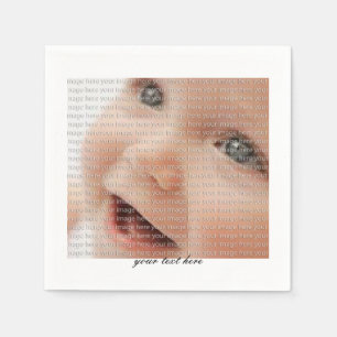 Serviette En Papier Set de serviettes personnalisées pour bébé