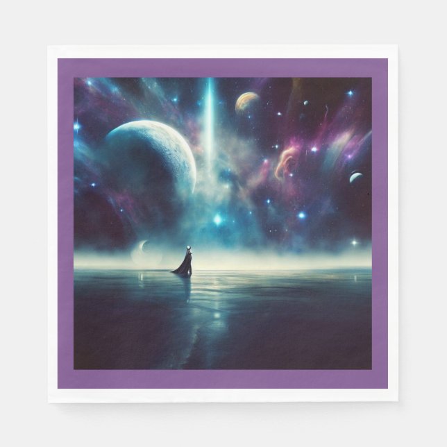 Serviette En Papier SF - Opéra spatial 1 (Devant)