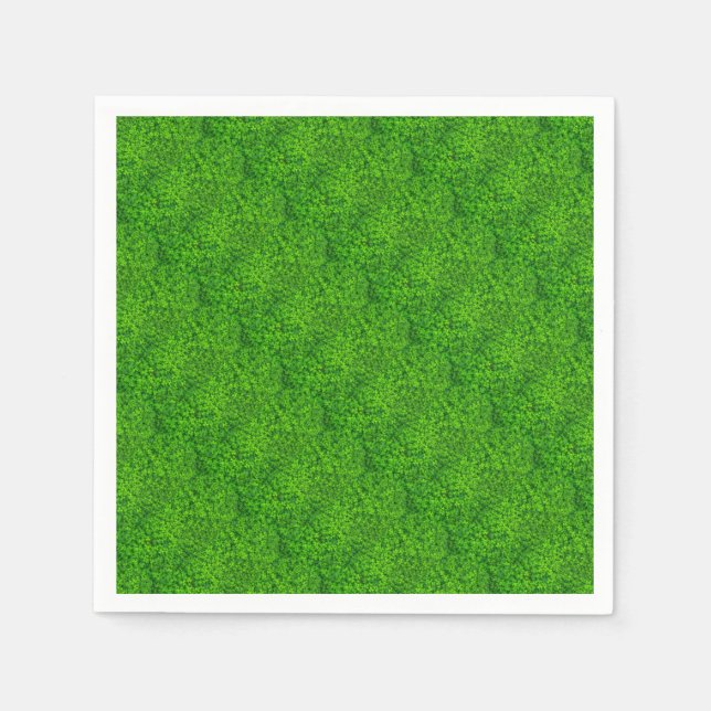 Serviette En Papier Shamrock Green Irish Saint Patricks Day Irlande (Devant)