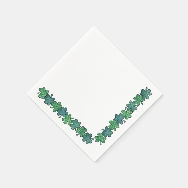Serviette En Papier Shamrock - Papier (Coin)