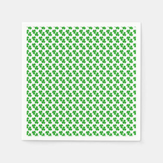 Serviette En Papier Shamrock Petits trèfles 3 feuilles