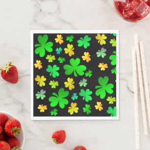 Serviette En Papier Shamrock St. Patrick's Day Paper Napkins