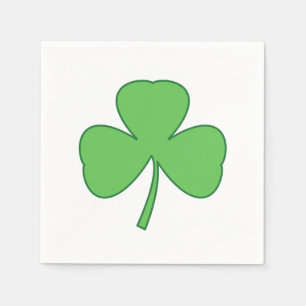 Serviette En Papier Shamrock St. Patrick's Day Party Napkins