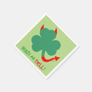 Serviette En Papier Shamrock unique de danse faisant la danse