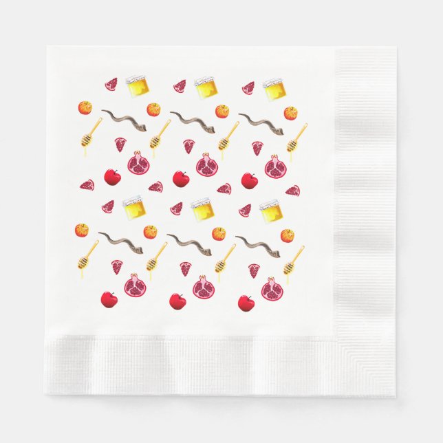 Serviette En Papier shana tova, shana tova rosh hashanah, shanah tovah (Devant)