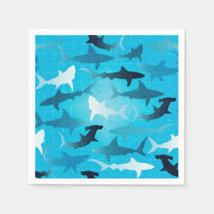 Serviette En Papier Sharks !