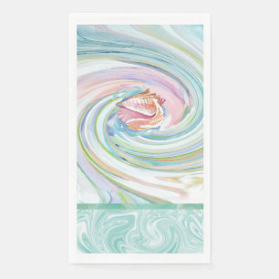 Serviette En Papier Shell Sea Swirl