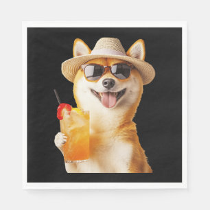 Serviette En Papier Shiba Inu