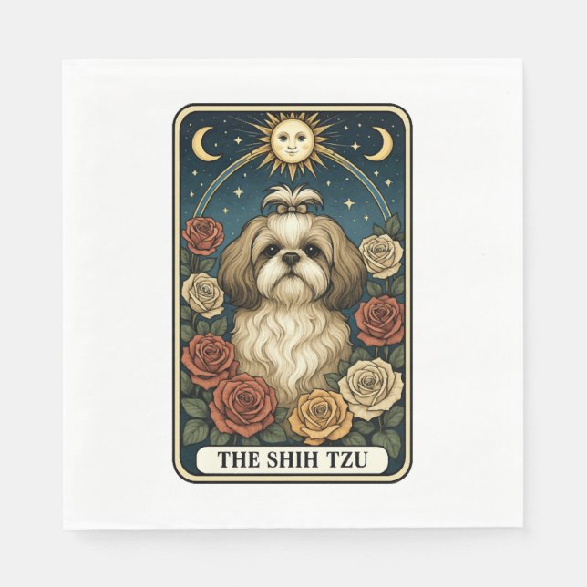 Serviette En Papier Shih Tzu (Devant)