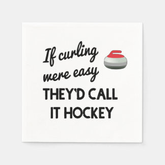 Serviette En Papier Si Le Curling Était Facile Papier Napkin