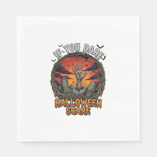 Serviette En Papier Si vous osez Halloween Faire peur Main de zombie P