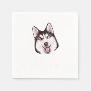 Serviette En Papier Sibérie Husky Head Chien race Animal Animaux Adult