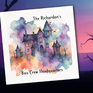 Serviette En Papier Siège de Boo Crew Maison Hantée Halloween
