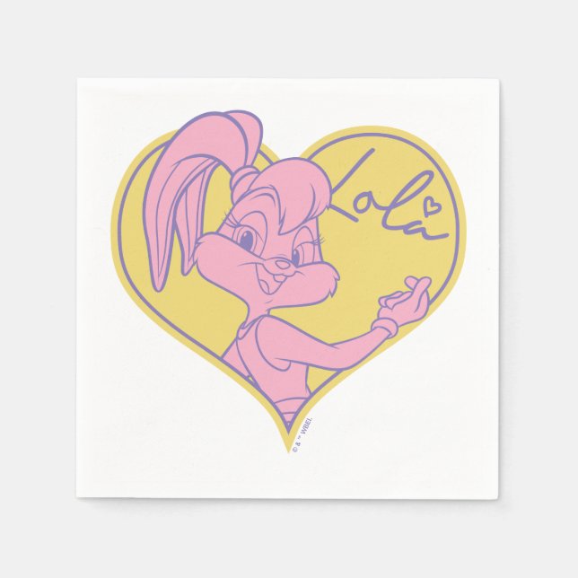 Serviette En Papier Signature Lola Heart (Devant)