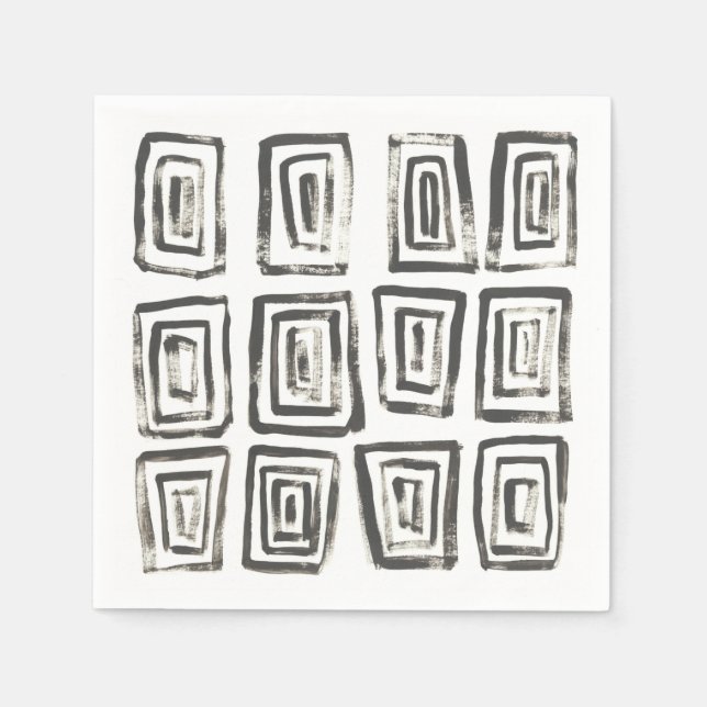 Serviette En Papier Signaux mixtes IV (Devant)