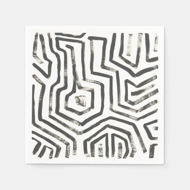 Serviette En Papier Signaux mixtes V (Devant)