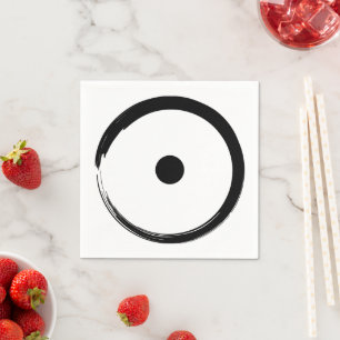 Serviette En Papier Signe astrologique - Bouddhisme Zen Circle 1