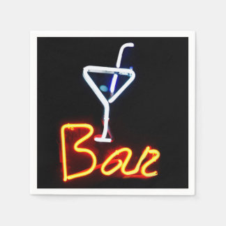 Serviette En Papier SIGNE BAR NON Cocktail Napkin