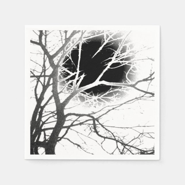 Serviette En Papier Silhouette (Devant)