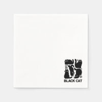 Silhouettes de chat noir - Design Feline mignon